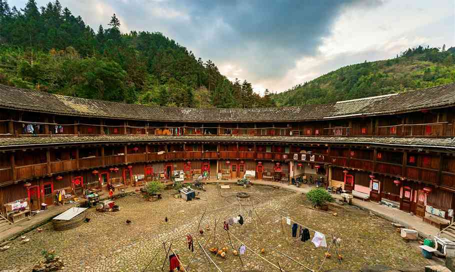 福建最原始的土樓，南靖河坑