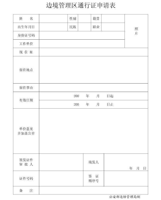 【進(jìn)藏干貨】如何辦理邊防證？