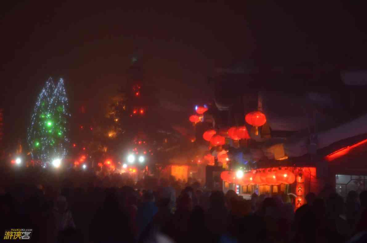 雪鄉(xiāng)的夢幻夜景和天外街市